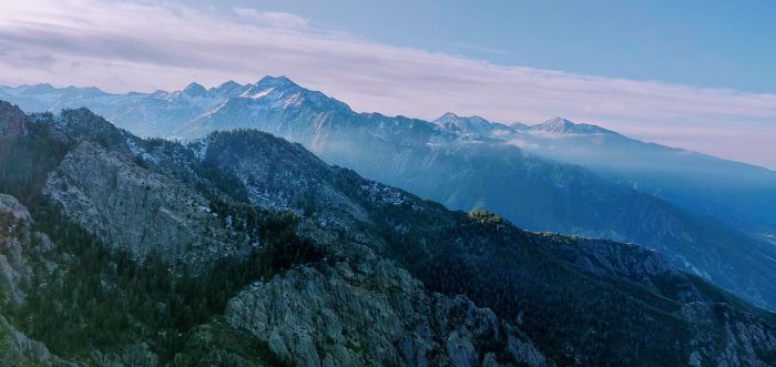 View of SL County from the Wasatch Mountains